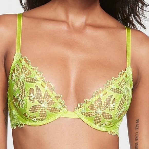 New! Victoria's Secret Very Sexy Ziggy Peekaboo Low-Cut Demi Bra 20101 - Picture 1 of 10